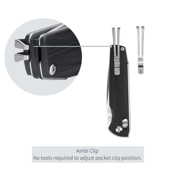 Ніж складаний SRM Terrier 258L-GB, чорний - фото №11