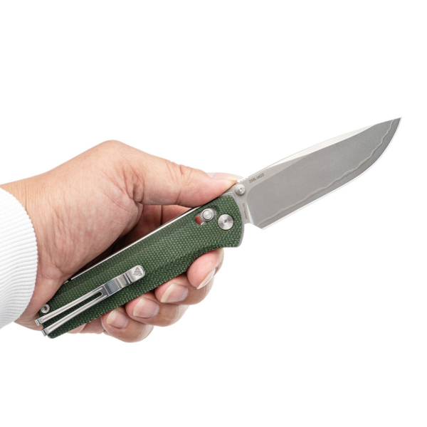 Ніж складаний SRM Terrier 258L-MG2, зелений - фото №12