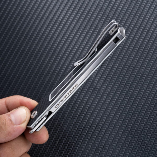 Ніж складаний SRM Swift 125L-GB, чорний - фото №10