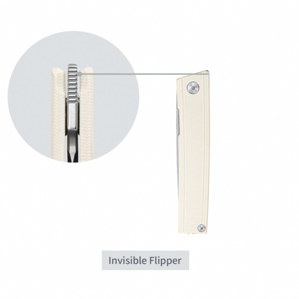 Ніж складаний SRM Gent 401LC-GT, білий - фото №16