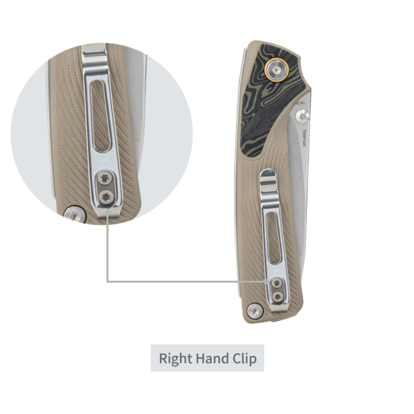 Ніж складаний SRM Dome 106M-GW, пісочний - фото №12