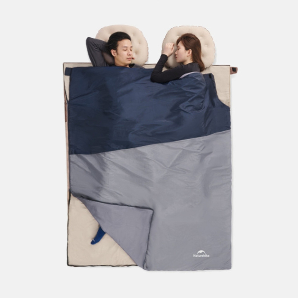 Спальний мішок Naturehike LW180 CNK2550WS026 Sunny Day PL01, (14°C) XL коричневий - фото №5