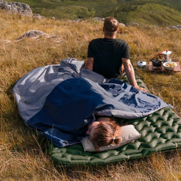 Спальний мішок Naturehike LW180 CNK2550WS026 Sunny Day PL01, (14°C) XL коричневий - фото №12