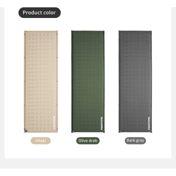 Самонадувний килимок Naturehike CNK2550WS025, 60мм, зелений - фото №6