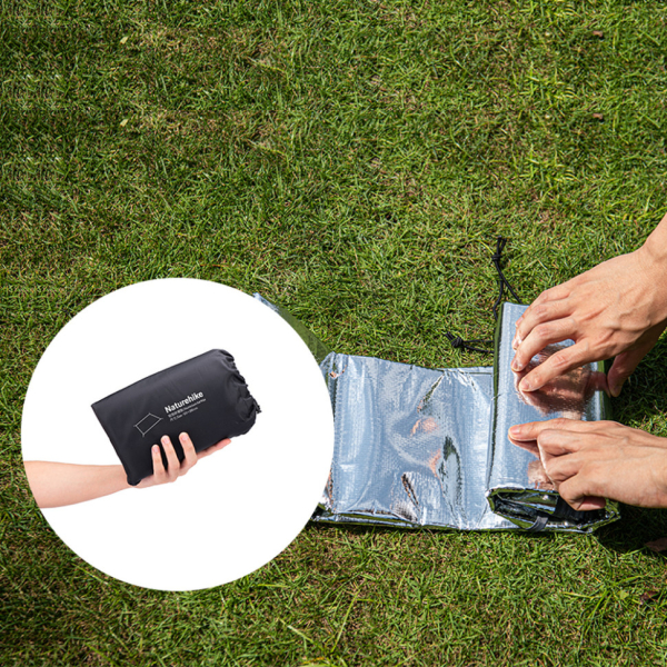 Килимок кемпінговий багатофункціональний Naturehike NH20FCD03, 230х260 см, алюмінієва плівка - фото №9