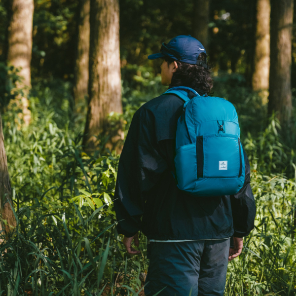 Рюкзак компактний надлегкий Naturehike NH17A017-B Yunyan, 30 л, чорний - фото №8