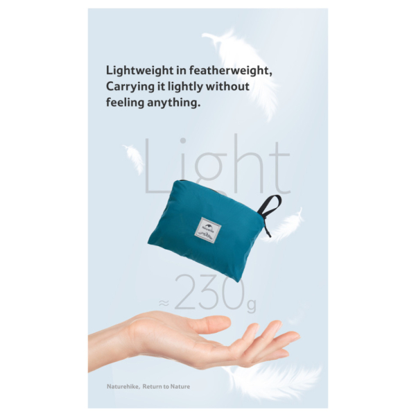 Рюкзак компактний надлегкий Naturehike NH17A017-B Yunyan, 30 л, чорний - фото №10