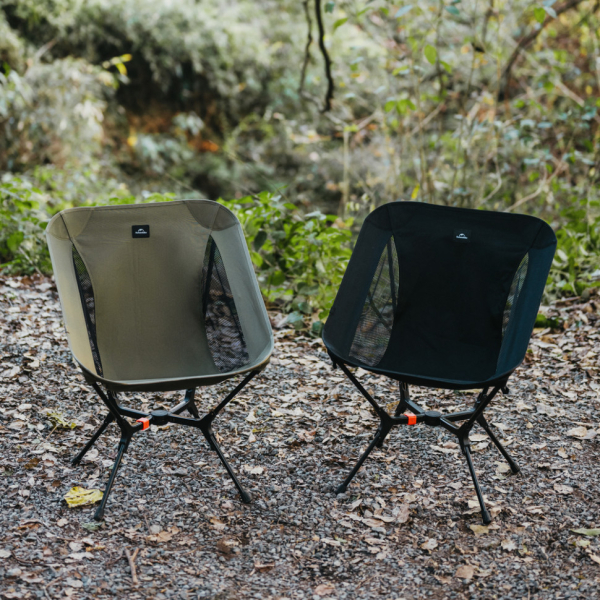 Стілець складаний ультралегкий Naturehike CNK2550JJ013 Yamami YL01, розмір М, алюміній, оливковий - фото №3