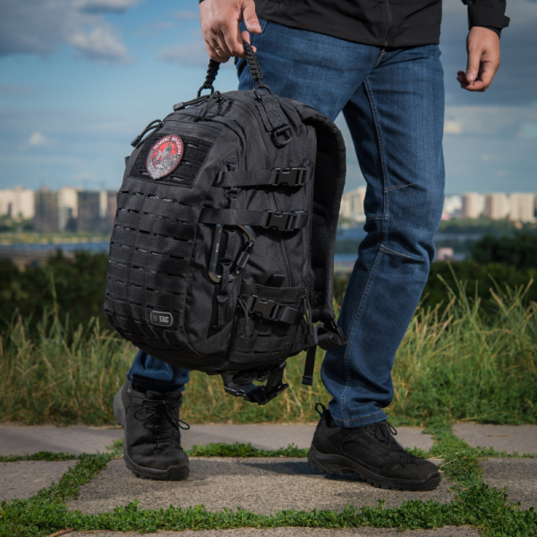 M-Tac рюкзак Mission Pack Laser Cut Black - фото №2