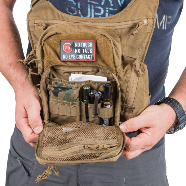 Сумка Helikon EDC Side Bag 11 л - Multicam Black - фото №6