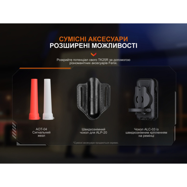 Ліхтар ручний Fenix TK25R - фото №20