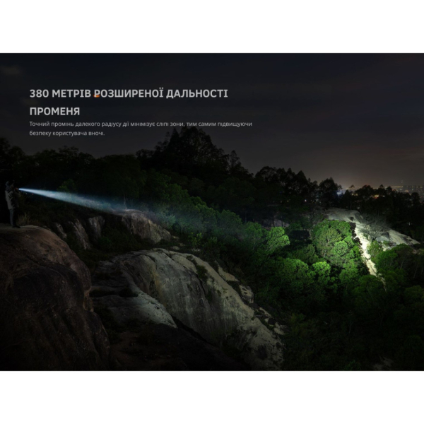 Ліхтар тактичний ручний Fenix PD35R ACE LED 2000 лм + наключний ліхтар CL01 (помаранчевий) | Лімітована серія - фото №14