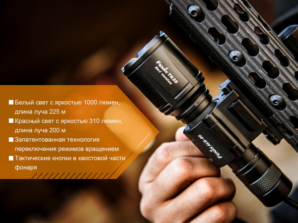 Ліхтар ручний Fenix TK25 Red - фото №7