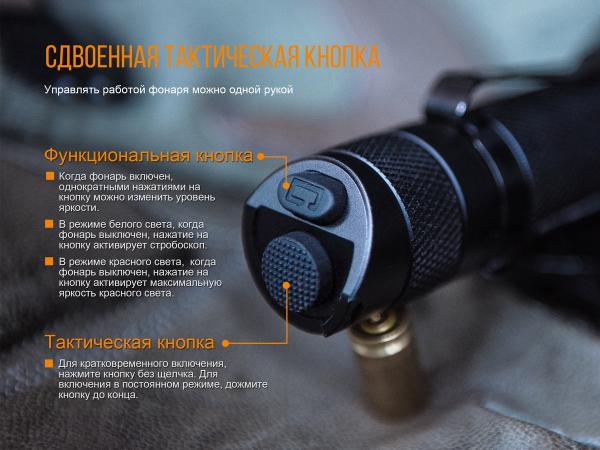 Ліхтар ручний Fenix TK25 Red - фото №11