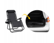 Розкладне крісло шезлонг LEOBRO Zero Gravity Black (LB-ZGC-A1-BLK) - фото №3