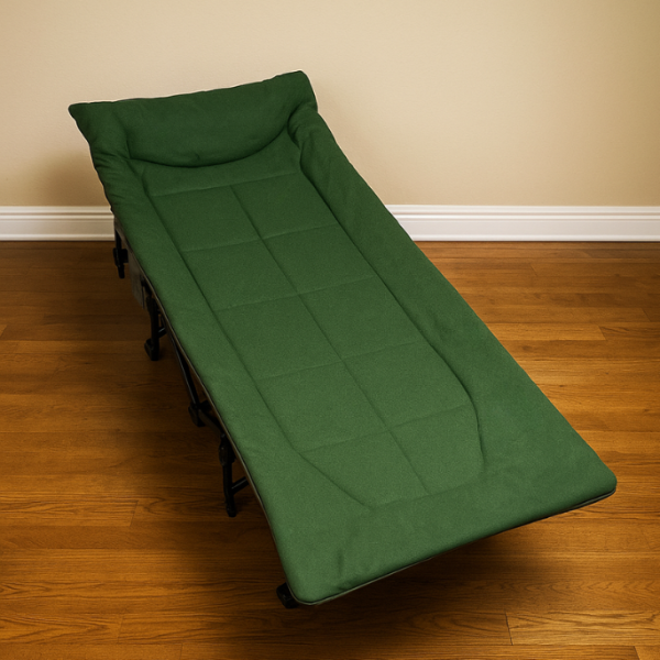 Туристична похідна розкладачка з вбудованим матрацом LEOBRO Green (LB-CC-K1-GRN) - фото №2