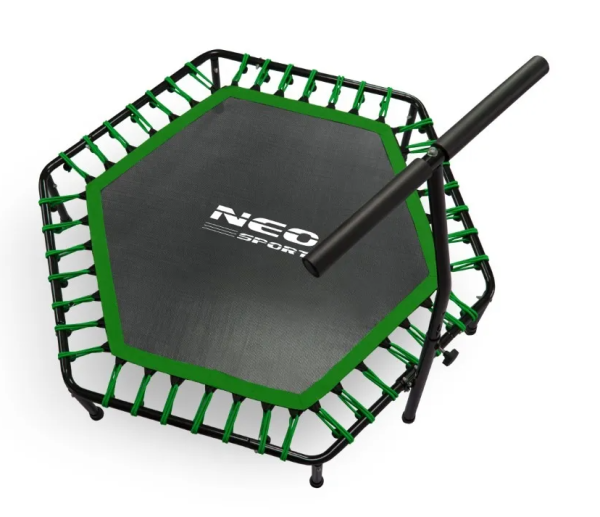 Фітнес батут Neo-Sport 127 см Green-black (1103) - фото №3