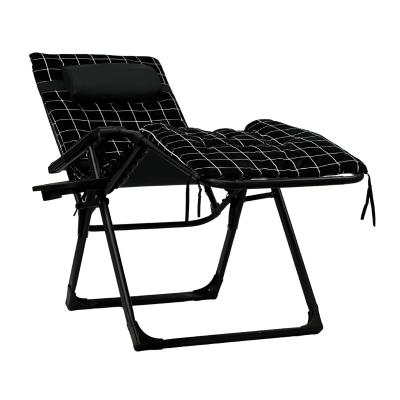 Розкладне крісло шезлонг LEOBRO Zero Gravity Premium Plus Velvet (LB-ZGC-K3-PAT) - фото