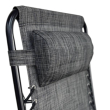 Раскладное кресло шезлонг LEOBRO Zero Gravity Grey (LB-ZGC-A1-GRY) - фото №3