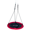 Садова гойдалка гніздо LEOBRO 120см (Червона) - фото №3
