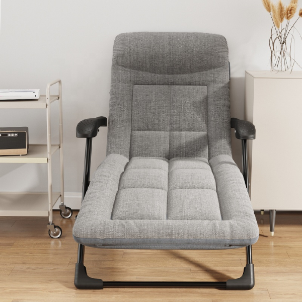 Розкладне крісло ліжко з вбудованим матрацом LEOBRO Grey (LB-FCB-G3-GRY) - фото №3