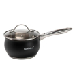 Набір посуду для приготування з нержавіючої сталі 12 предметів, чорний HP33548 - фото №3