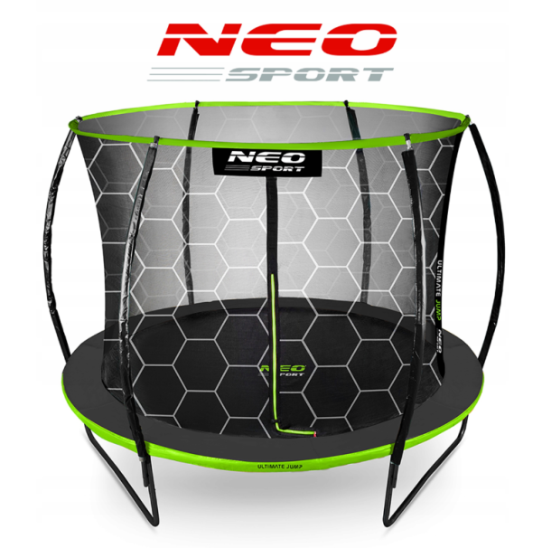 Батут Neo-Sport Premium 252 см із внутрішньою сіткою (NS-08C221) - фото №2