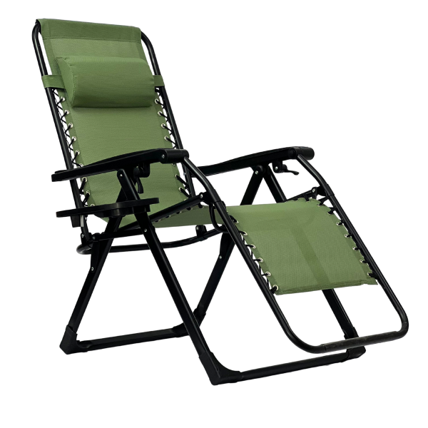 Розкладне крісло шезлонг LEOBRO Zero Gravity Premium Pistachio (LB-ZGC-G2-PST) - фото №5