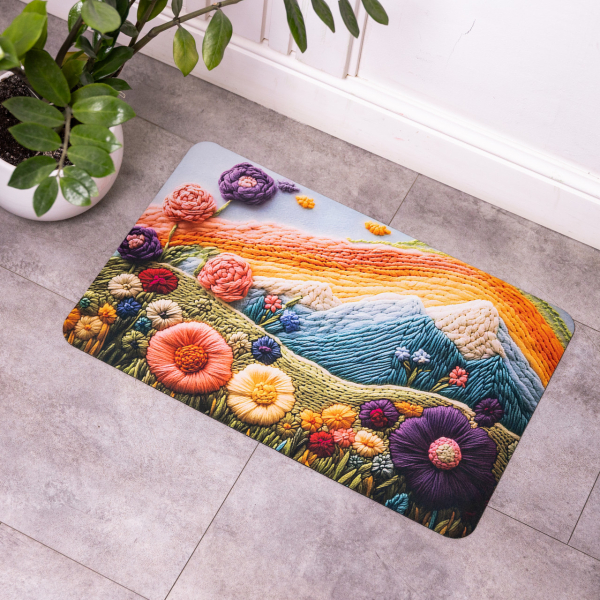 Килимок діатомітовий з 3D-ефектом Sunset Meadow 38*58 см універсальний HP-42-33 - фото №4