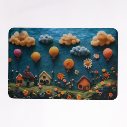 Килимок діатомітовий з 3D-ефектом Whimsical Village 38*58 см універсальний HP-42-34