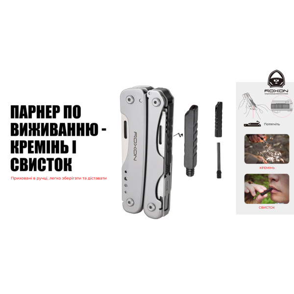 Мультитул Roxon Flash S803E (20 в 1) - фото №13