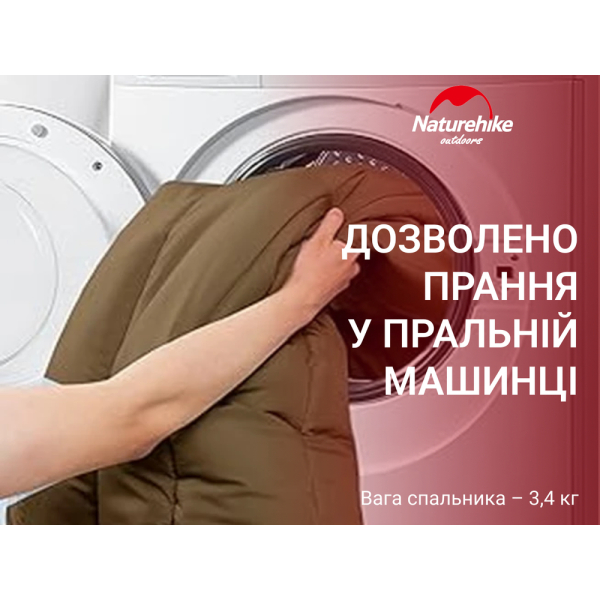 Спальний мішок 3 в 1 Naturehike CR450 CNH22SD011, коричневий - фото №5