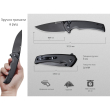 Ніж складаний туристичний Sencut Serene, (8.8 см) D2 / Aluminum чорний - фото №10