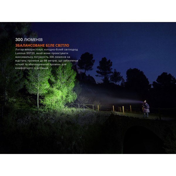 Ліхтар налобний з червоним світлом Fenix HM23 V2.0 300 лм - фото №8