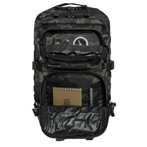 Рюкзак тактичний великий MIL-TEC US Assault Large 36L Dark camo - фото №3
