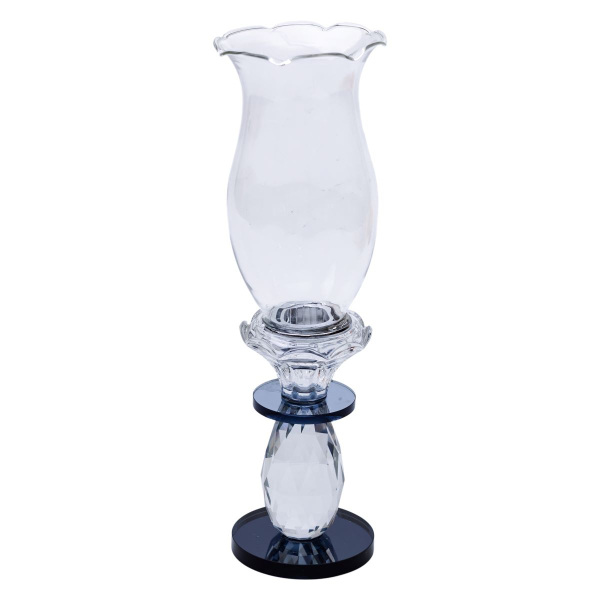 Підсвічник скляний 7×25.5 см підсвічник декоративний келих на ніжці HP-4-1S - фото №2