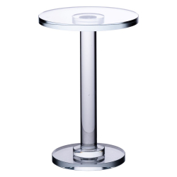 Тортівниця скляна на ніжці 12×18 см кругла стійка для торта, капкейків HP-4-68M