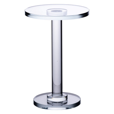 Тортівниця скляна на ніжці 12×18 см кругла стійка для торта, капкейків HP-4-68M - фото