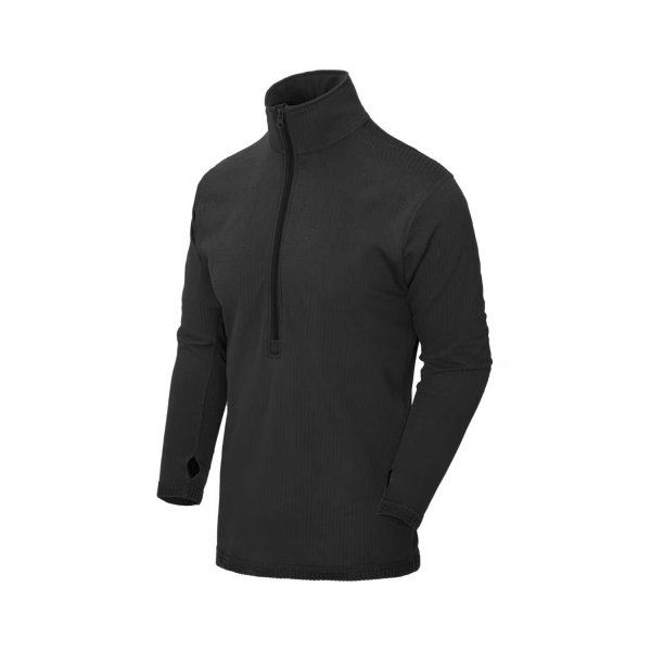 Термоактивна футболка Helikon US LVL 2 Long Sleeve - Black, Black - фото