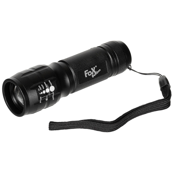 Ліхтарик MFH Fox Outdoor Stablampe 3 LED Чорний - фото