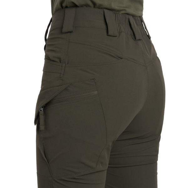 Жіночі штани Helikon OTP VersaStretch Taiga Green, Taiga Green - фото №10