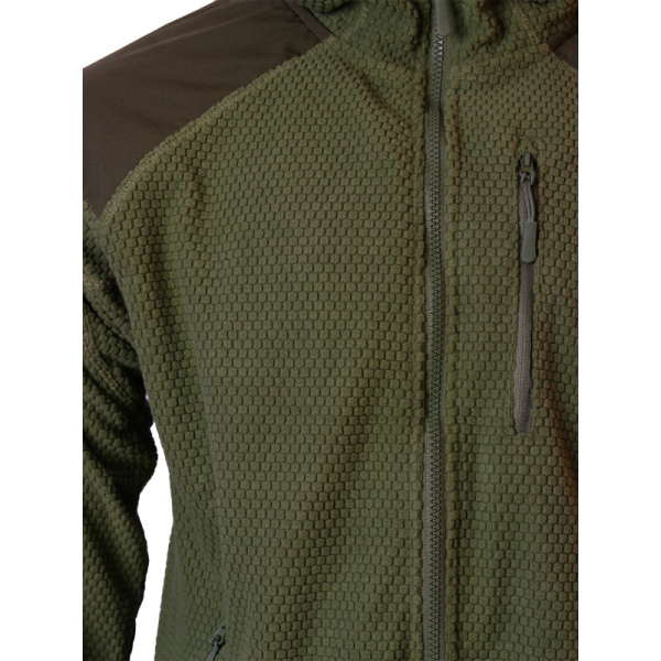 Тактична флісова кофта з капюшоном Vik-Tailor GEN.II Olive, Olive - фото №6
