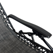 Розкладне крісло шезлонг LEOBRO Zero Gravity Dark Grey (LB-ZGC-A1-DGR) - фото №4