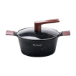 Набір для приготування з антипригарним покриттям 4 предмети, чорний HP33531B - фото №4