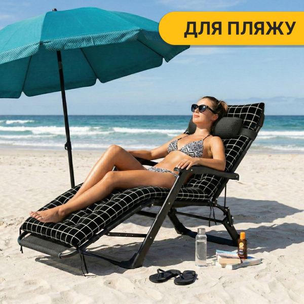 Розкладне крісло ліжко з оксамитовим матрацом LEOBRO (LB-FCB-G4-PAT) - фото №3