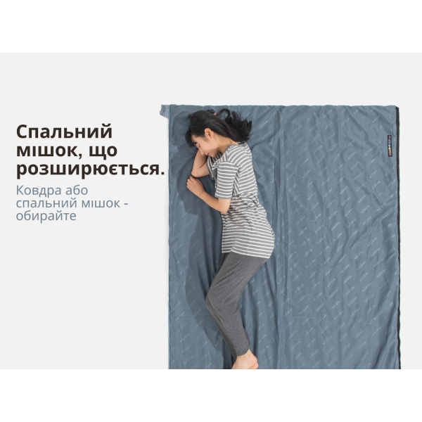 Спальний мішок Naturehike LW180 Mini NH21MSD04, правий, темно-зелений - фото №10