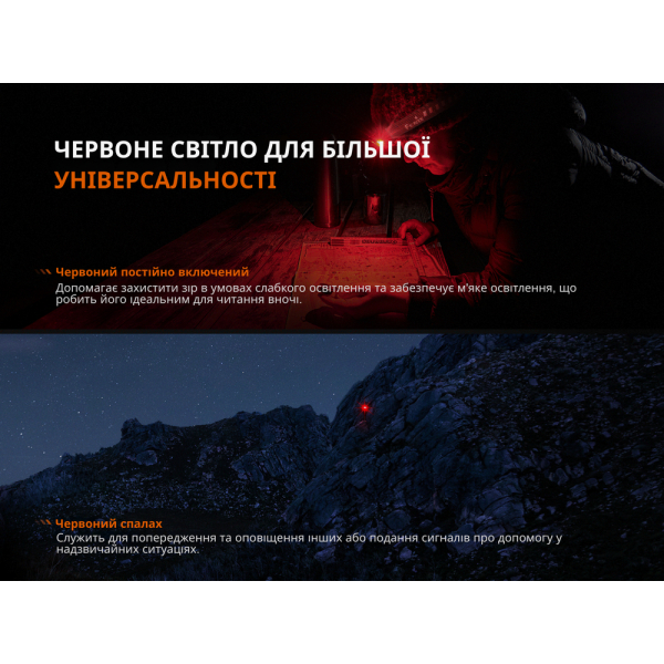 Ліхтар налобний Fenix HL12R V2.0 фіолетовий - фото №27