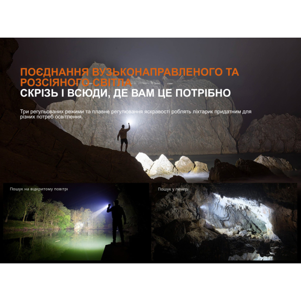 Ліхтар пошуковий ручний Fenix LR35R PRO - фото №10