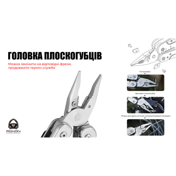 Мультитул Roxon Flash S803E (20 в 1) - фото №14