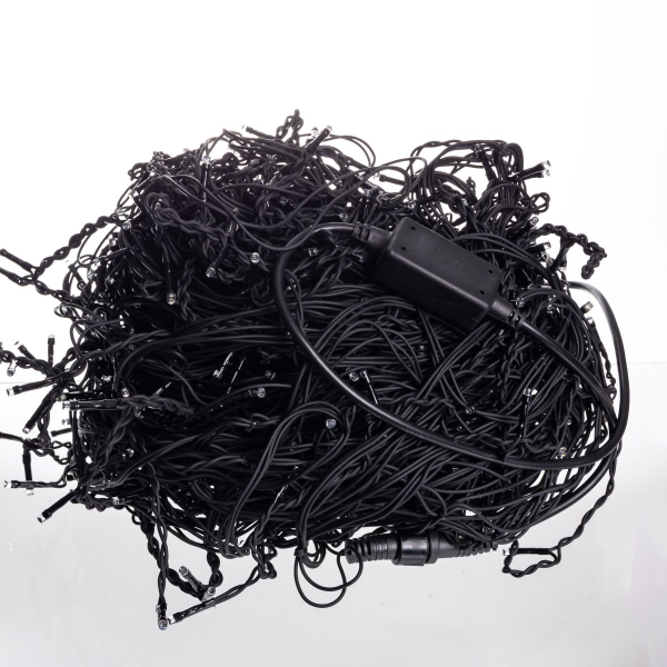 Вулична гірлянда Бахрома 50 м 840 LED чорний провід Білий 50MBW - фото №7